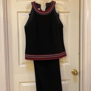 Maggy London black two piece set